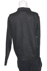 JJ Willis Black Striped Sweater