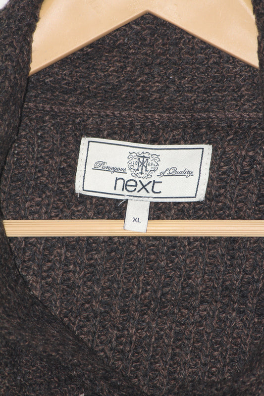 Next Brown Wool Blend Sweater