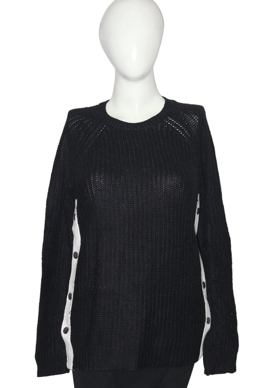 Classic Black Winter Sweater – PEP&CO – Large