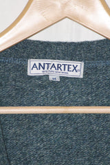 Antartex Sea Green Button Down Women Sweater - Large