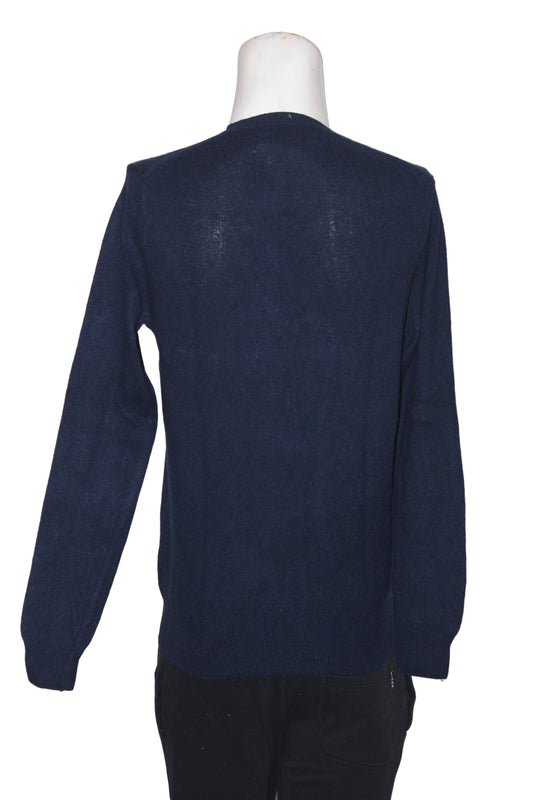 M&S Blue Cotton Sweater