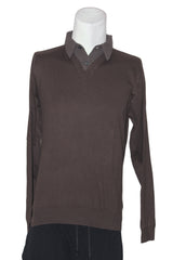 Next Brown Cotton Sweater – Large