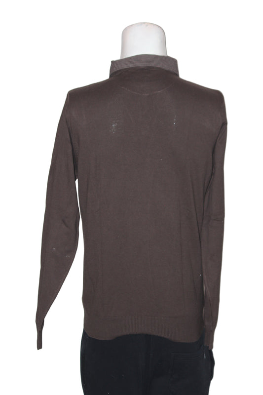 Next Brown Cotton Sweater – Large