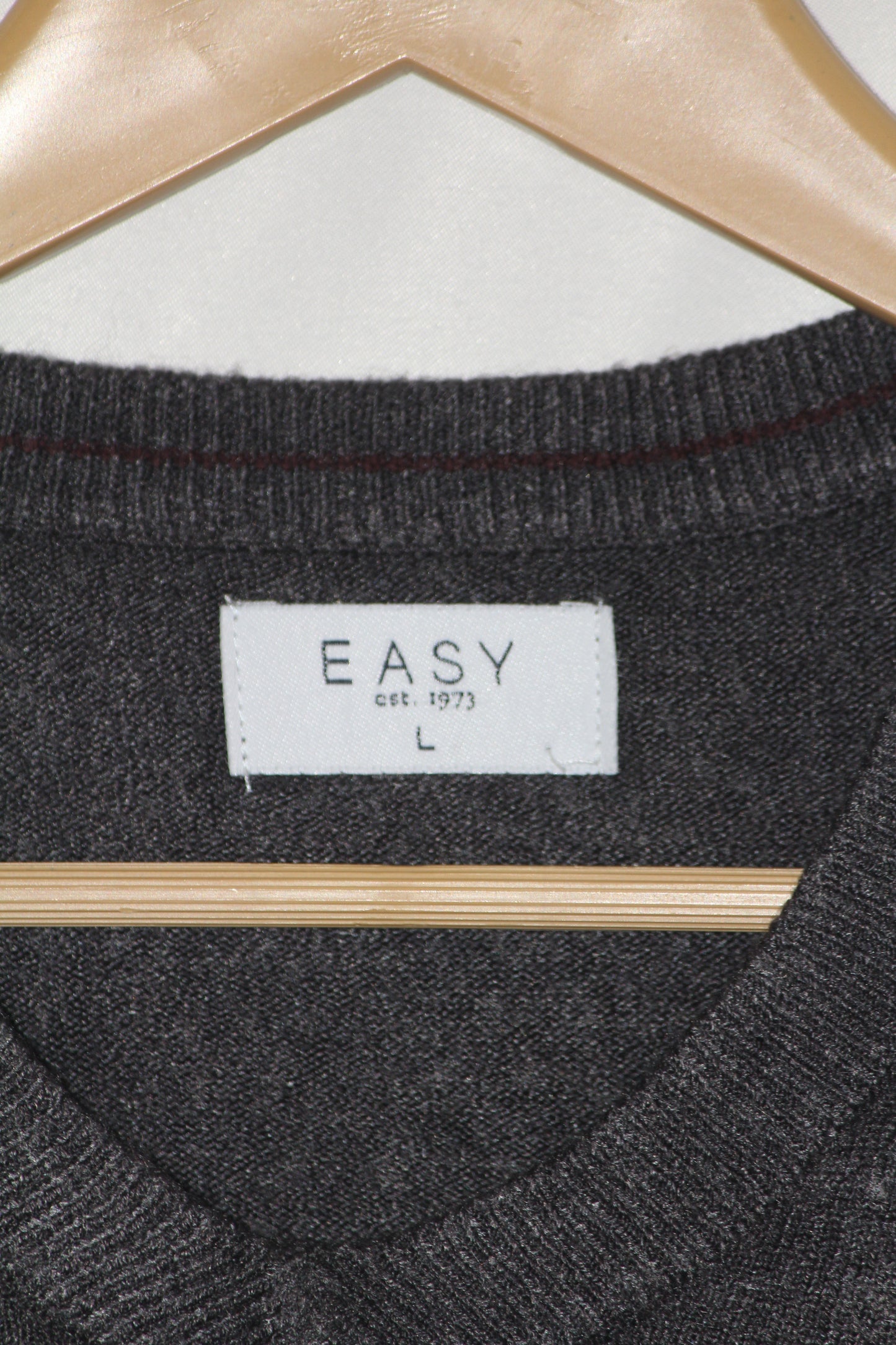 EASY Black Knit Sweater