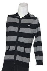 Debenhams Black & Grey Hoodie - Large