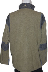 Vaude Green Zipper Sweater - Large