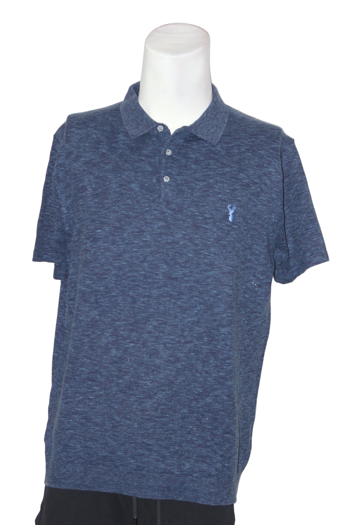 Next Navy Polo Half Sleeve Sweater
