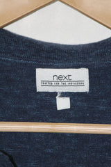 Next Navy Polo Half Sleeve Sweater
