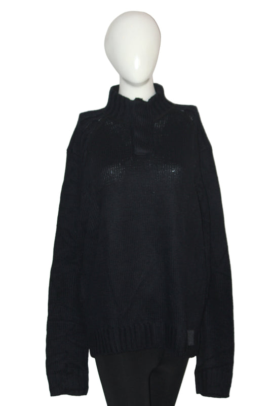 DISSIDENT Black Sweater - Large