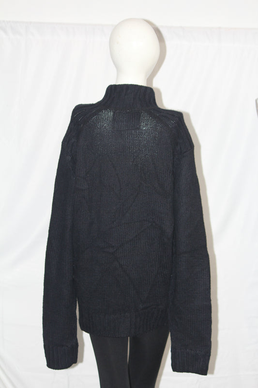 DISSIDENT Black Sweater - Large