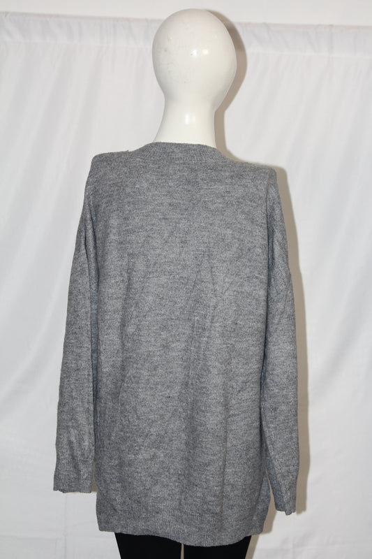 Grey Star Knit Sweater – TU Woman – Large