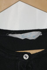 Primark Black Button-Down Sweater (Medium)