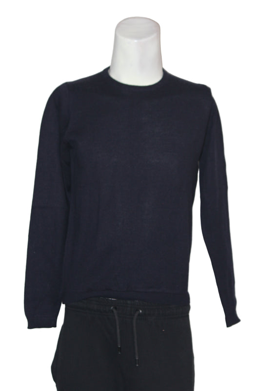 Isle Navy Wool Sweater
