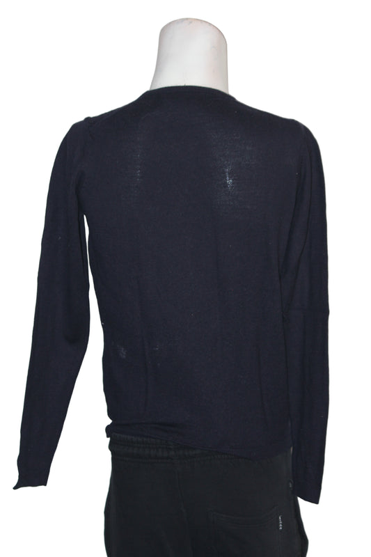 Isle Navy Wool Sweater