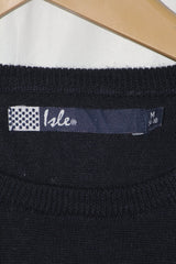 Isle Navy Wool Sweater