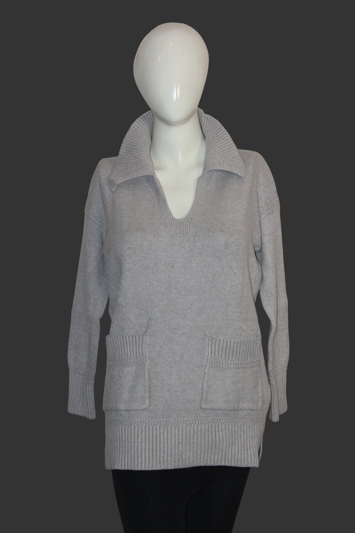 Classic White Knit Sweater – NEXT – Small