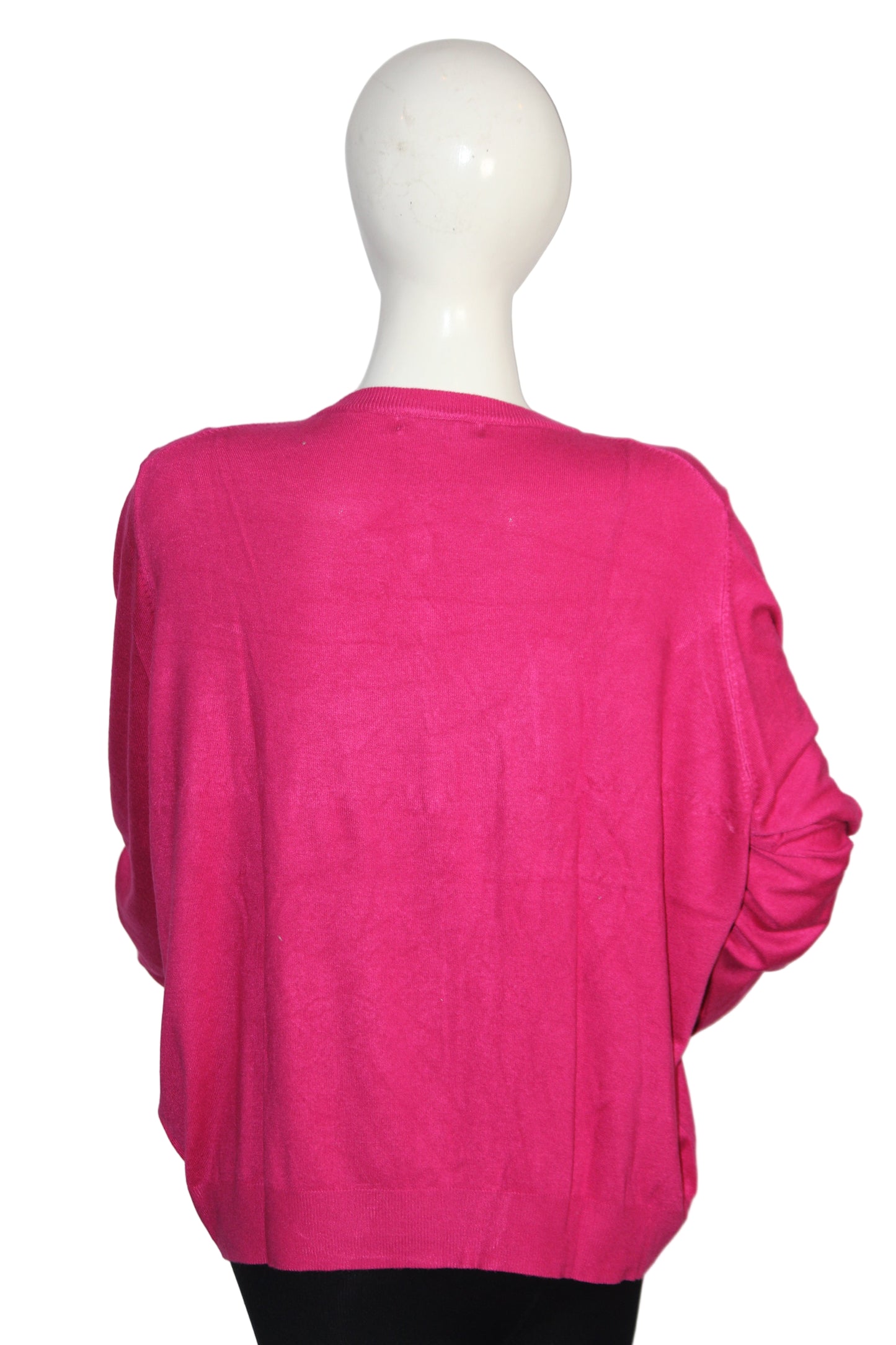 M&S Pink Button-Down Sweater (Large)