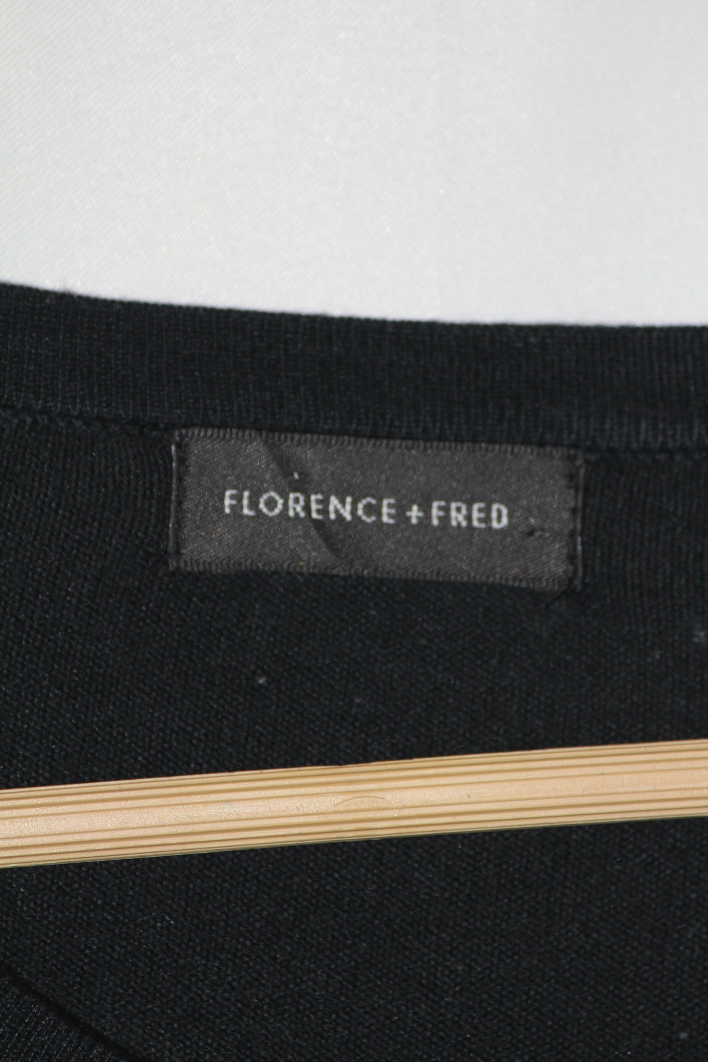 Florence + Fred Black Long Button-Down Sweater (Large)