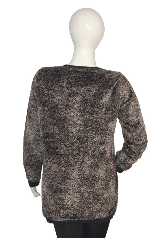 Animal Skin Pattern Sweater