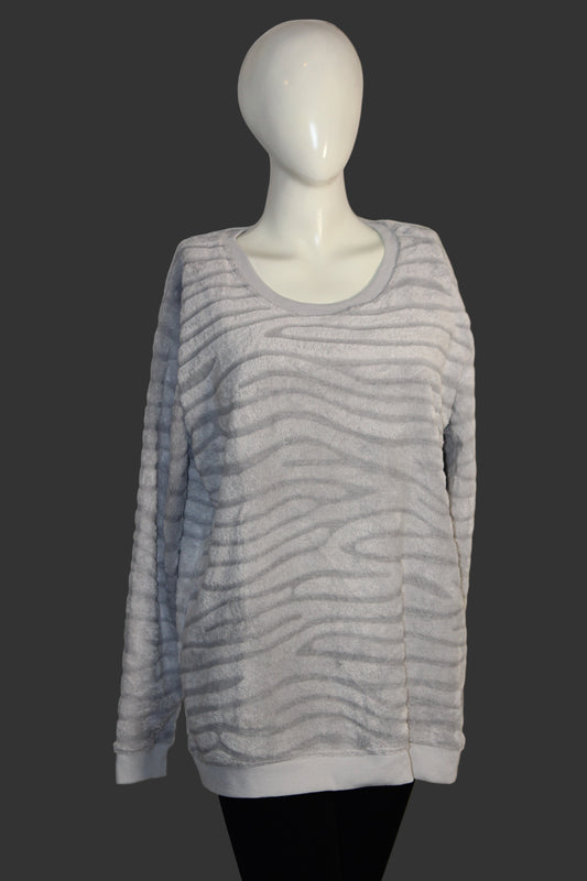 Classic Grey Fuzzy Sweater – Primark