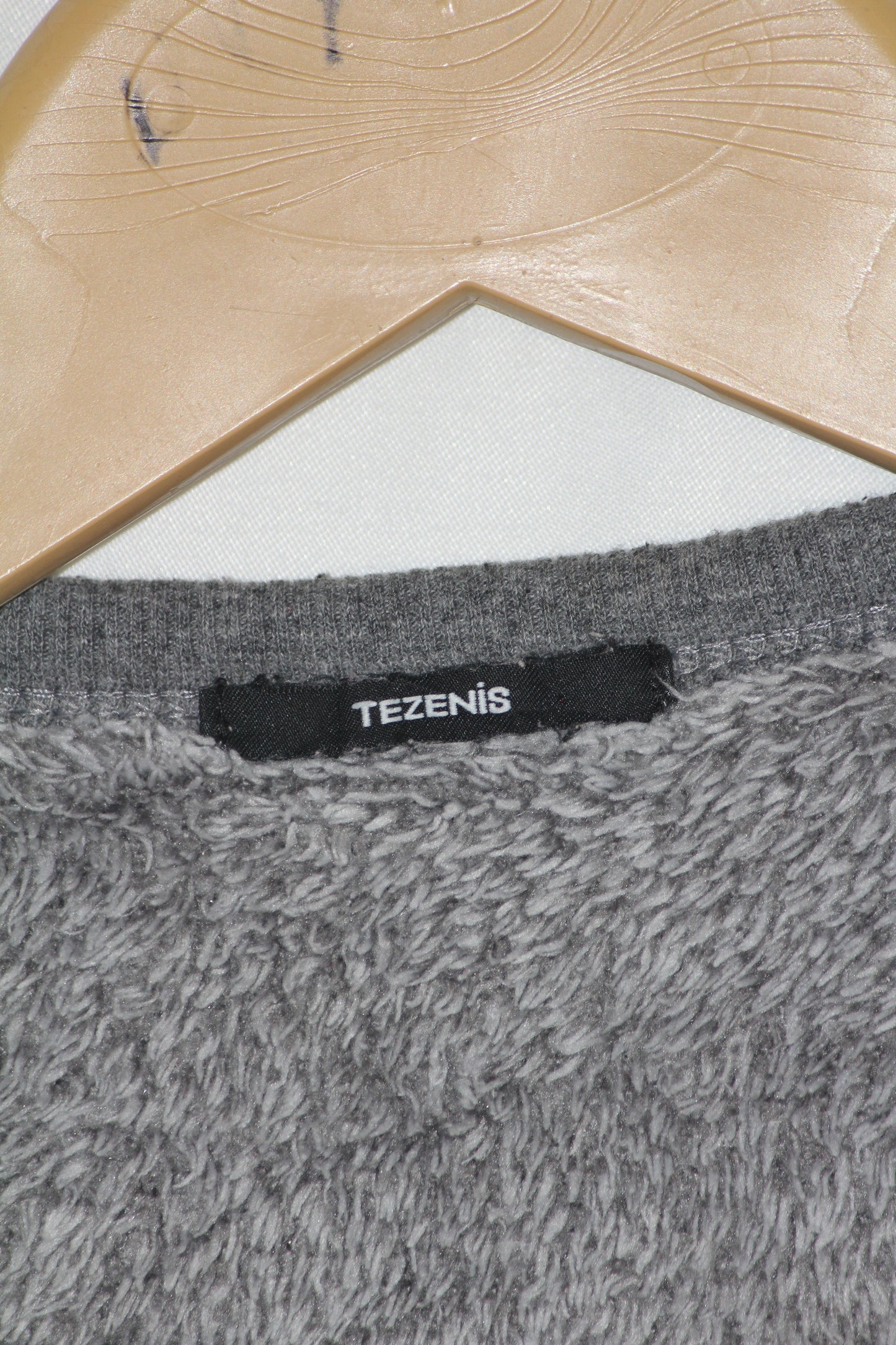 Grey Cat Print Winter Fleece sweatshirt