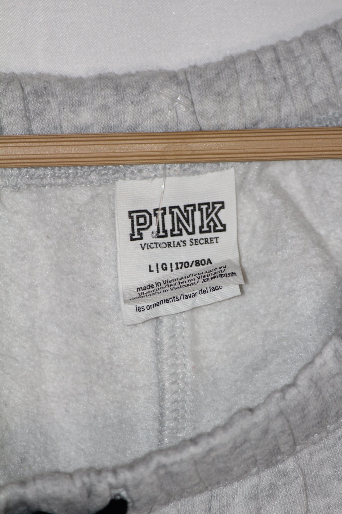 White Women’s Trouser by Pink – Large