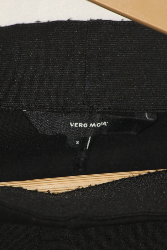 Vero Moda Black Striped Trouser (Small)