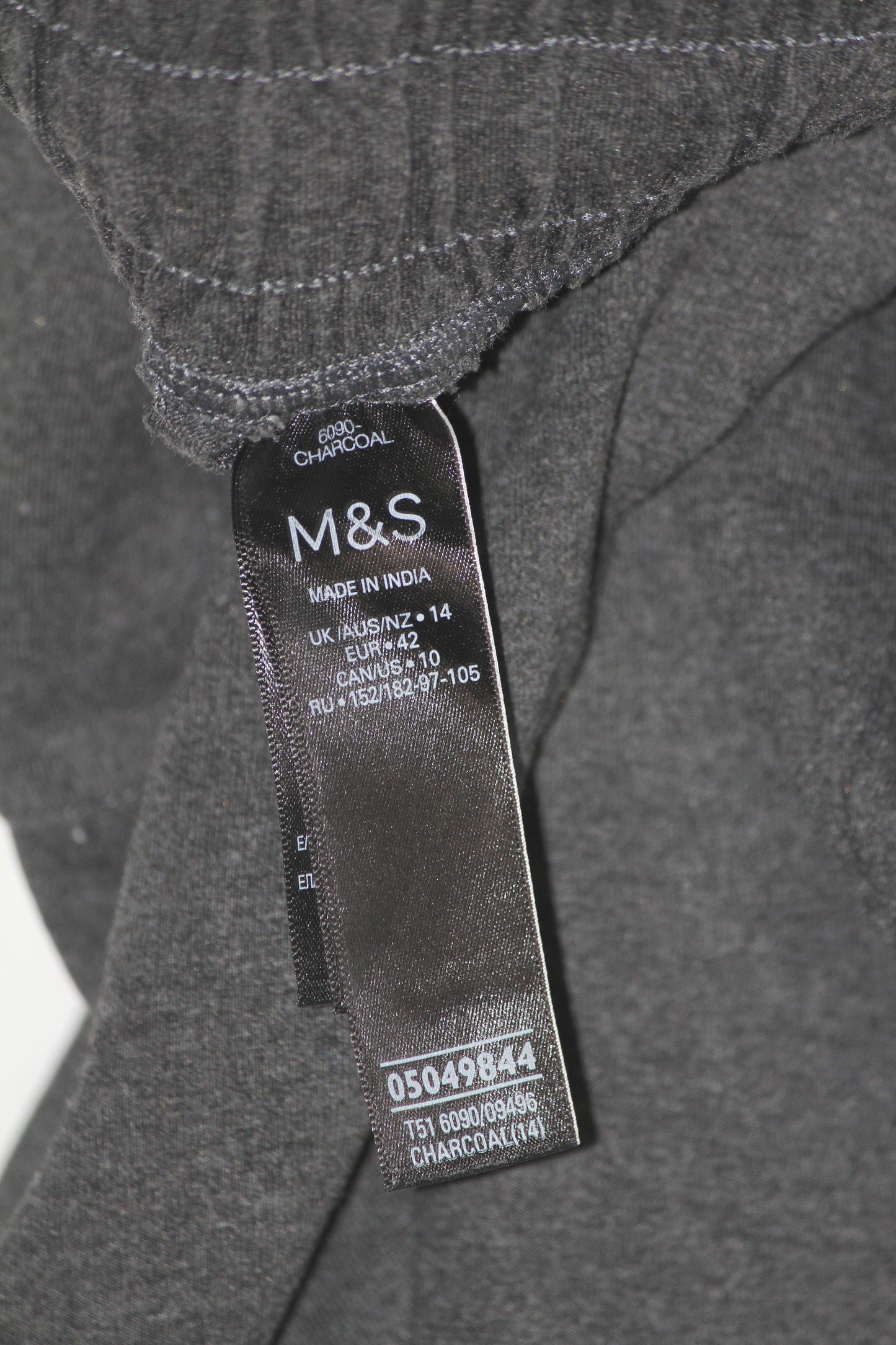 M&S Grey Women’s Trouser with Stripes – Large