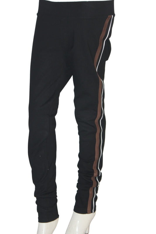 M&S Black Side-Striped Trouser (Medium)