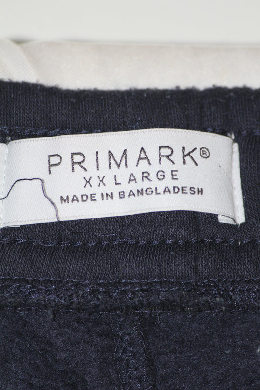 Primark Navy Blue Cotton Trouser – XXL