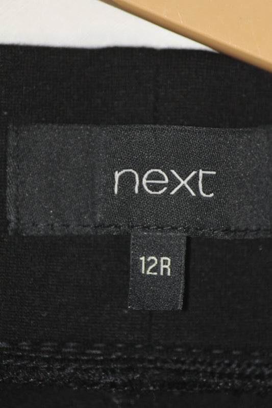 Next Black Viscose Blend Legging – Refined Slim Fit (Small)