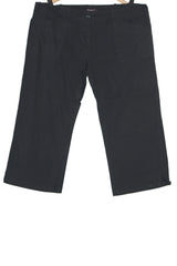 Denim Black Cotton Pant – 4-Pocket Everyday Essential (Large)