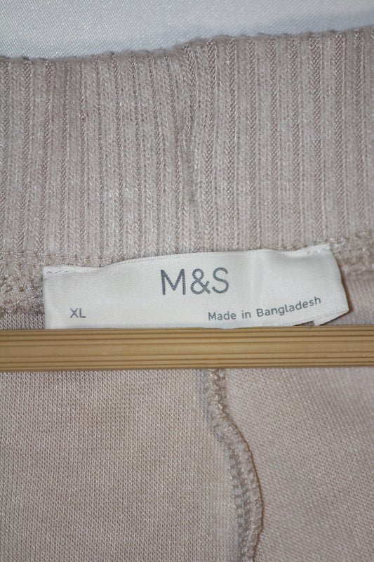 M&S Light Pink Warm Tights – Gentle & Cozy Feel (Large)