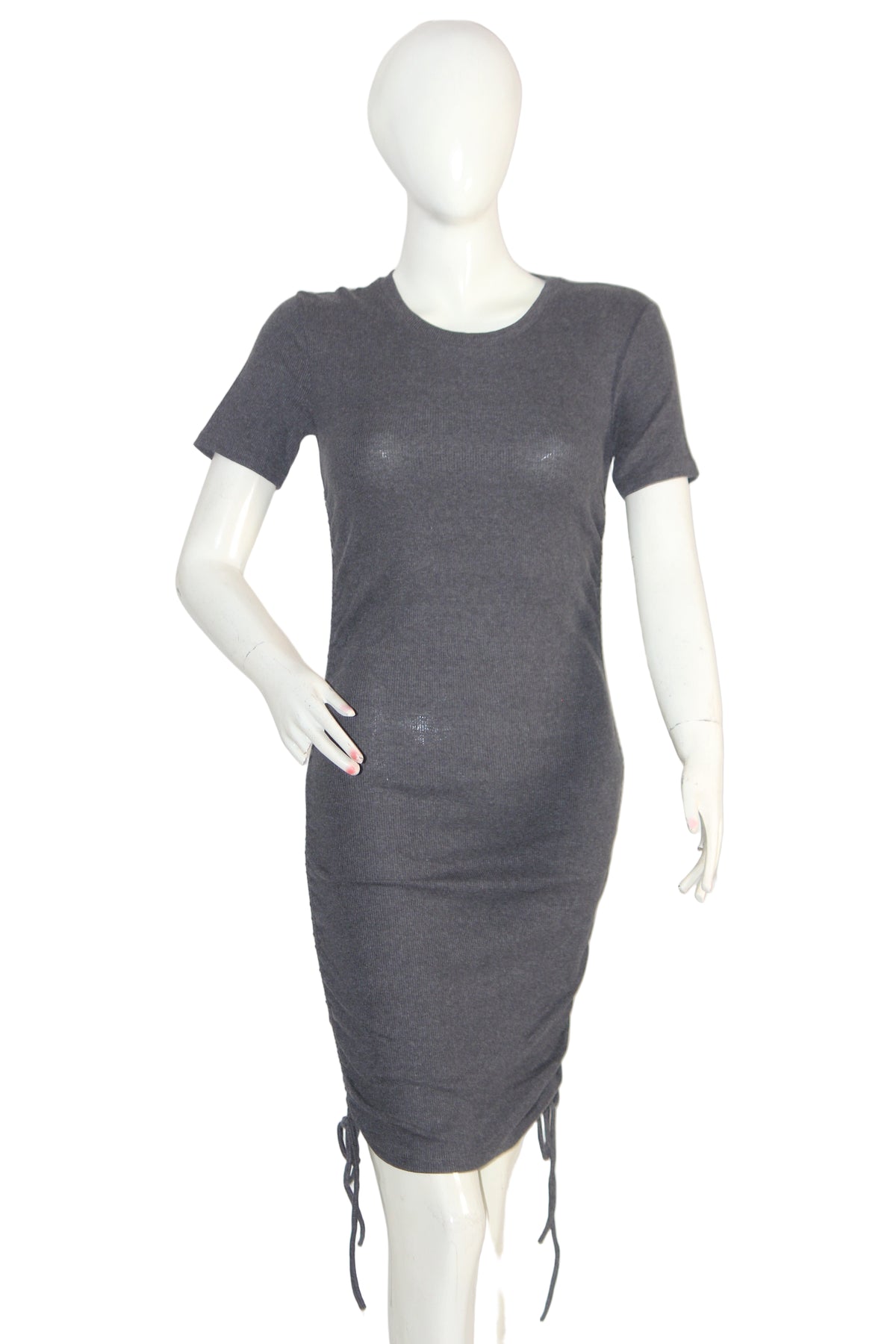 ZARA Grey Short Sleeve Bodycon (Medium)