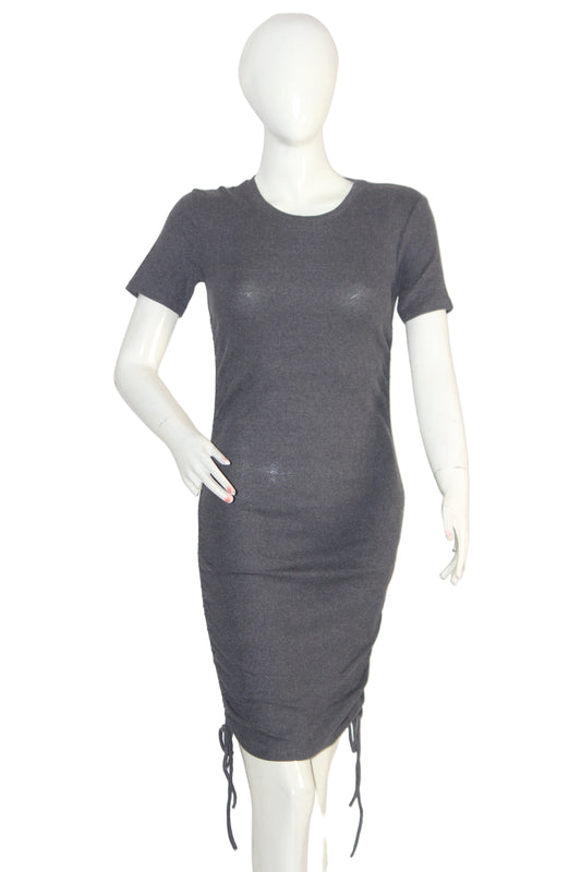 ZARA Grey Short Sleeve Bodycon (Medium)