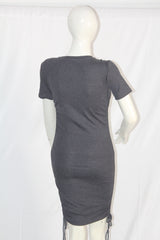 ZARA Grey Short Sleeve Bodycon (Medium)