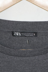 ZARA Grey Short Sleeve Bodycon (Medium)