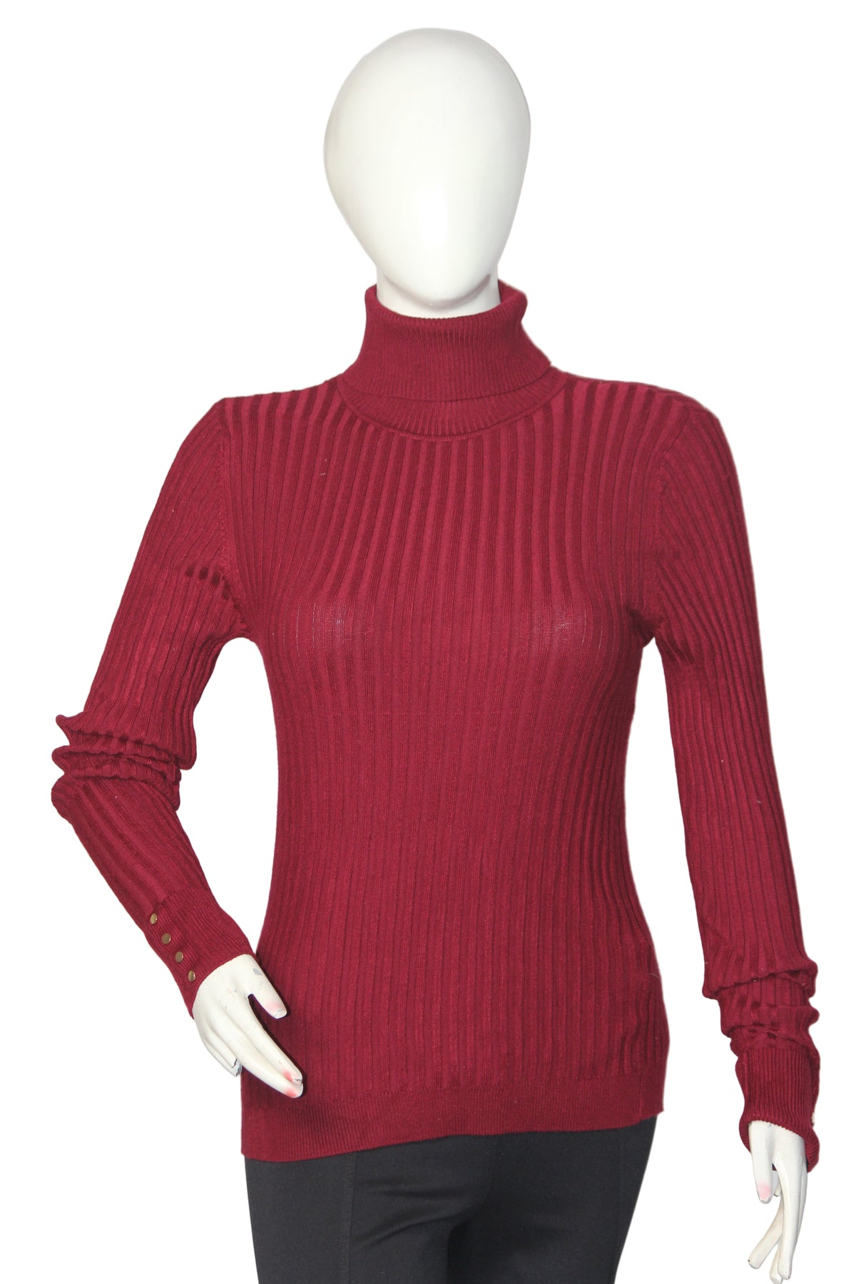 New Look Maroon Women’s Hi Neck (Small)