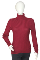 New Look Maroon Women’s Hi Neck (Small)