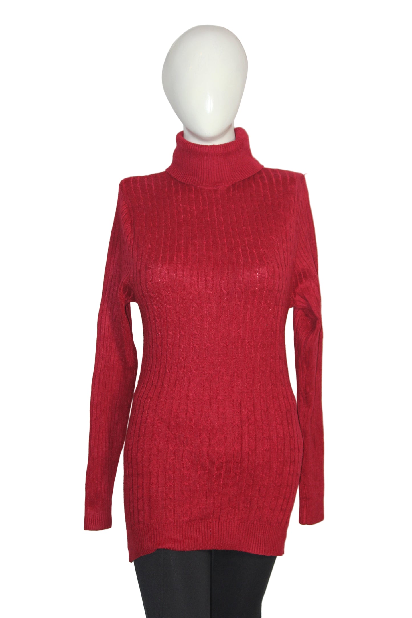 ThriftyFy Red Hi Neck (Medium)
