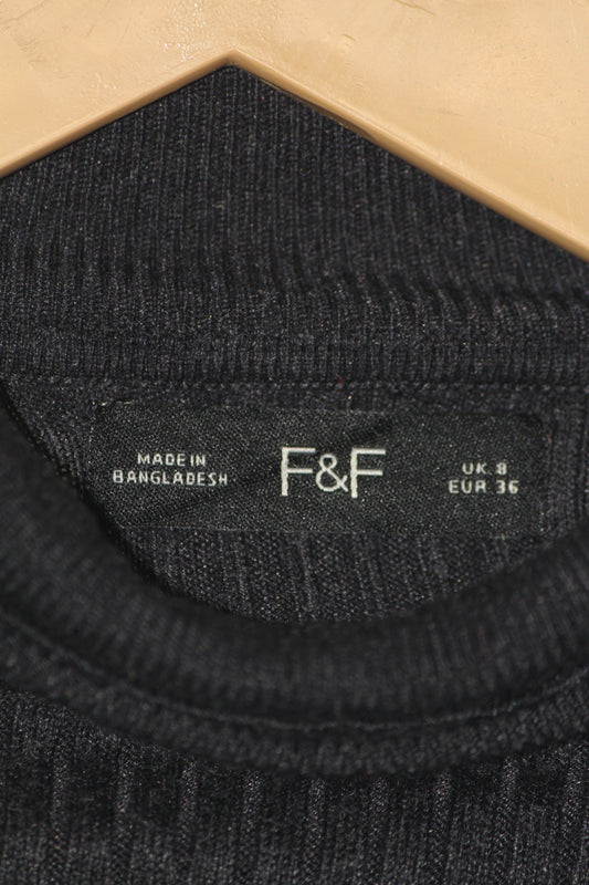 F&F Black Hi Neck (Small)