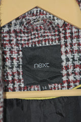 Next Checkered Long Coat (Medium)