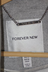 Forever New Grey Long Coat (Large)