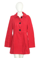 George Red Long Coat (Medium)