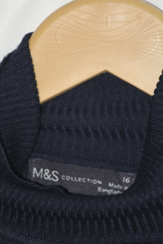 M&S Black Women’s Hi Neck (Medium)