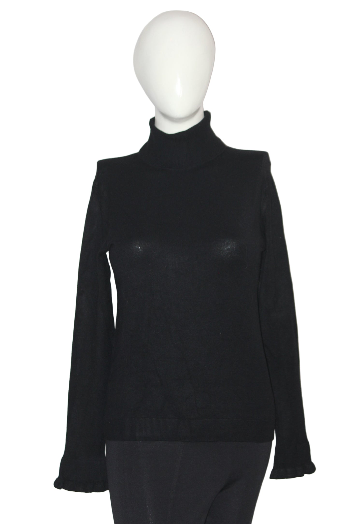 MANGO Black Women’s High Neck (Small)