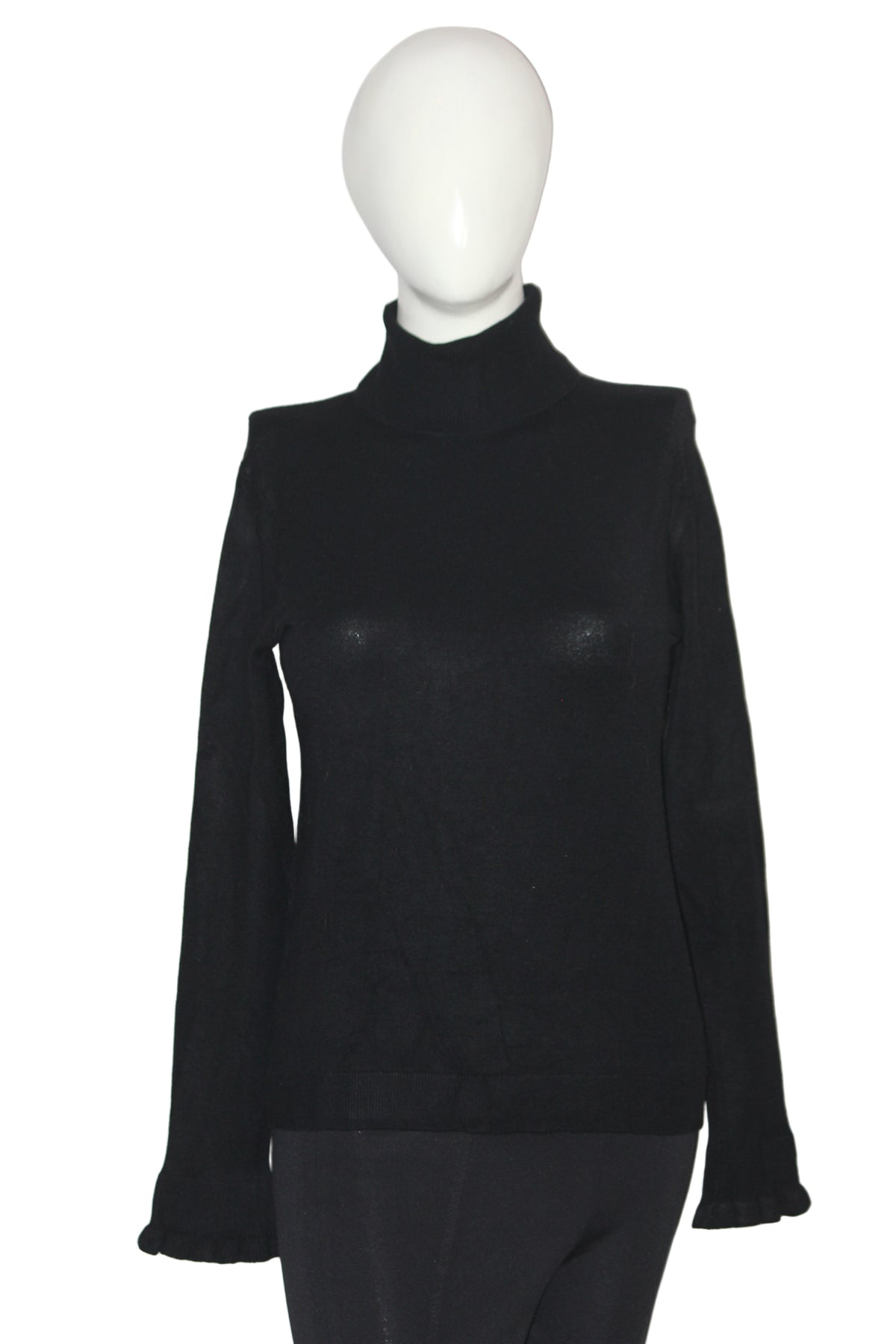 MANGO Black Women’s High Neck (Small)