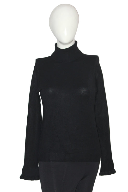 MANGO Black Women’s High Neck (Small)