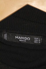 MANGO Black Women’s High Neck (Small)