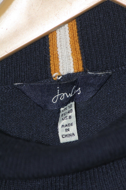 Joules Dark Blue Knit High Neck (Large)